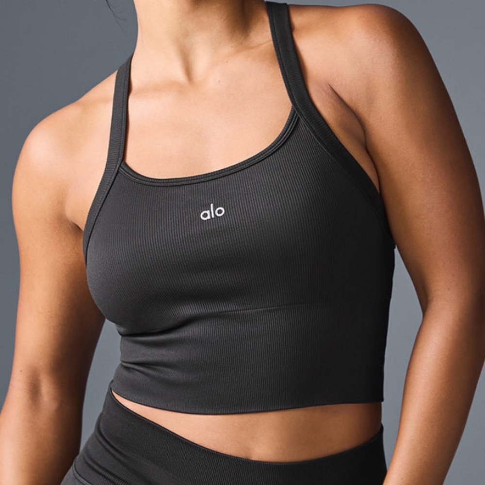 ALO Yoga Seamless Ribbed Favorite Bra Tank